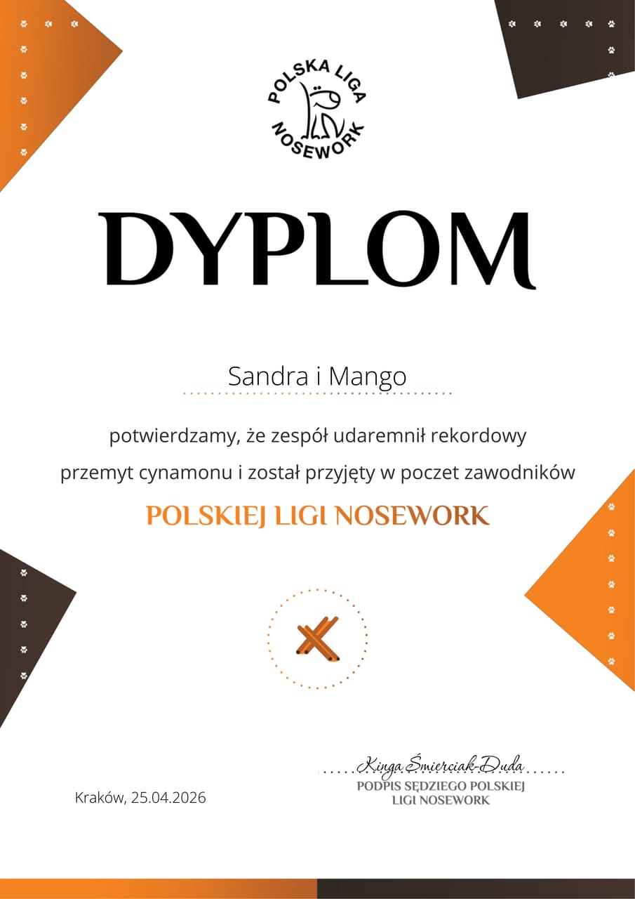 Kraków — Polska Liga Nosework, 25.04.2026